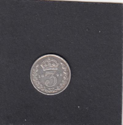 Beschrijving: 3 Pence  VICTORIA